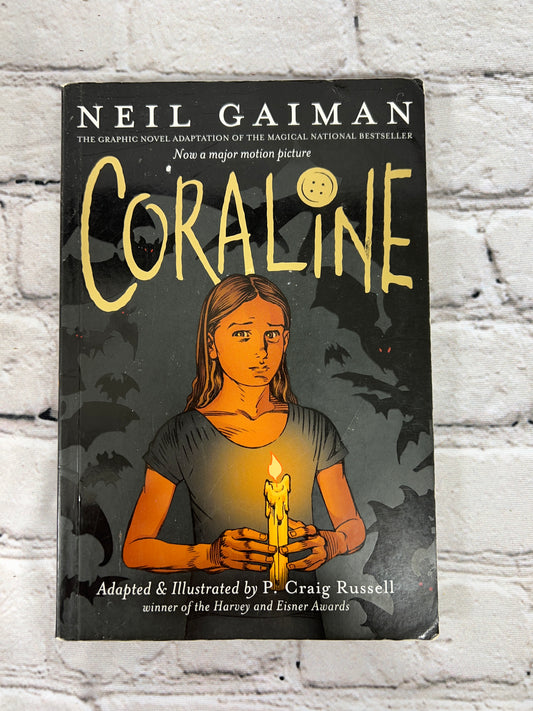 Coraline by Neil Gaiman, Illustrated by P. Craig Russell [1st Edition Graphic Novel · 2008]