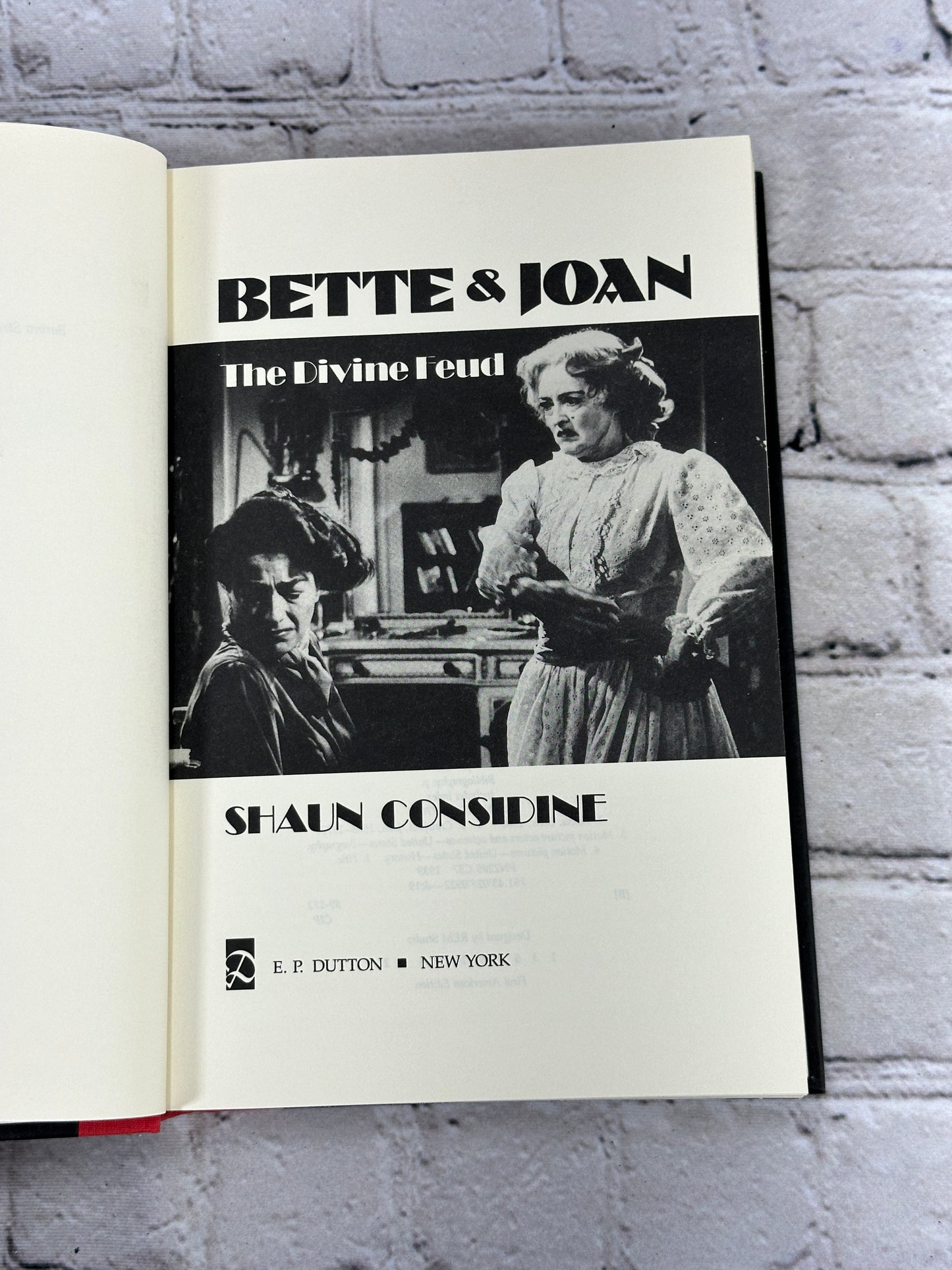 Bette and Joan The Divine Feud by Shaun Considine [1st American Edition · 1989]