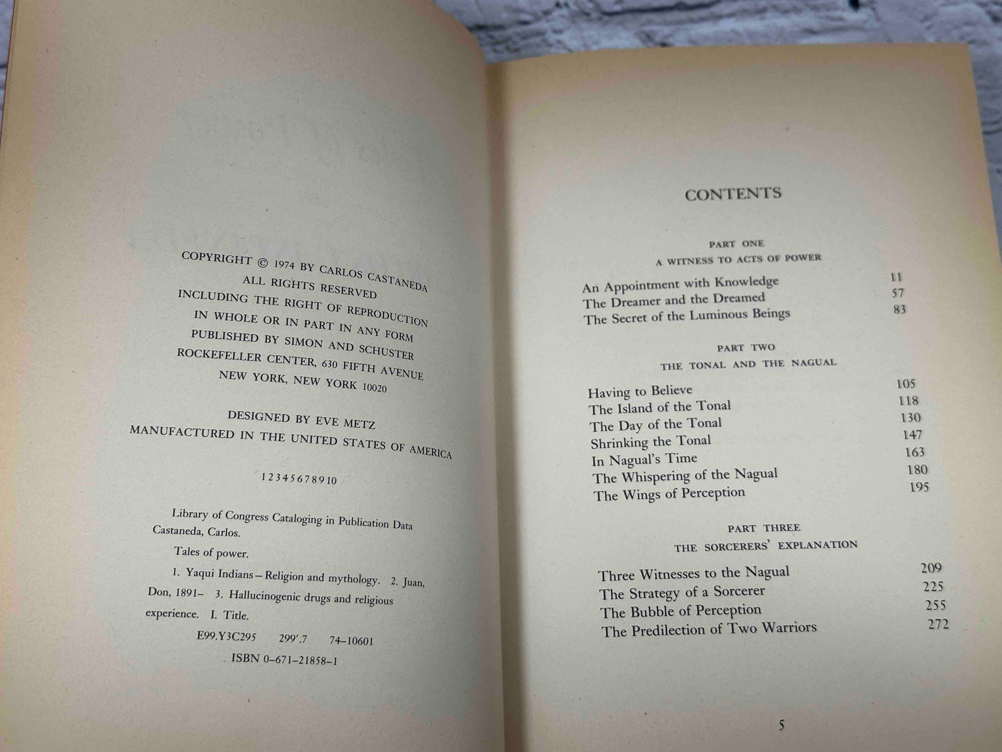Carlos Castaneda [6 Book Lot · 1st ed. · 1st Print]