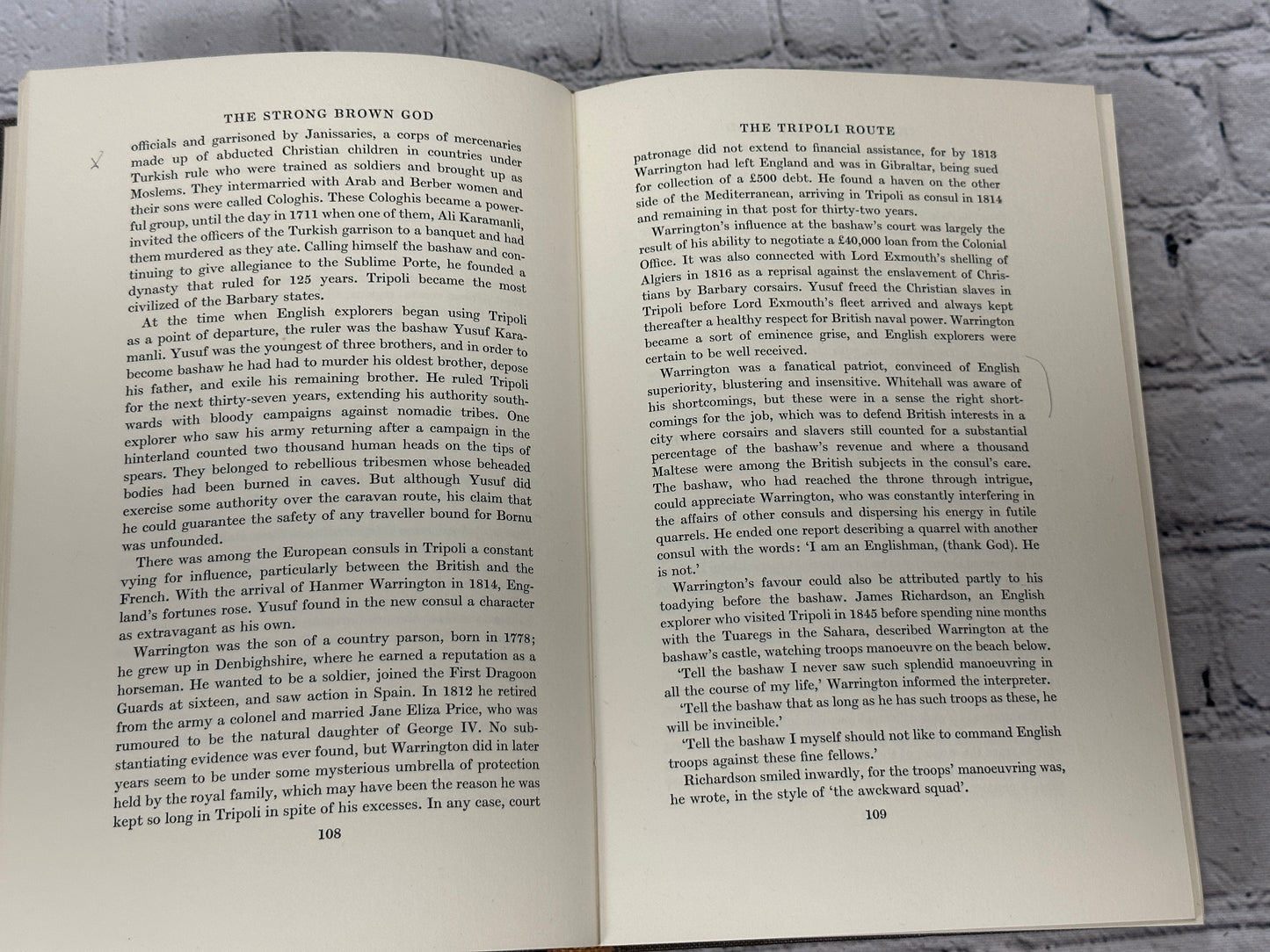 The  Strong Brown God The Story Of The Niger.. by Sanche de Gramont [1976 · 1st]