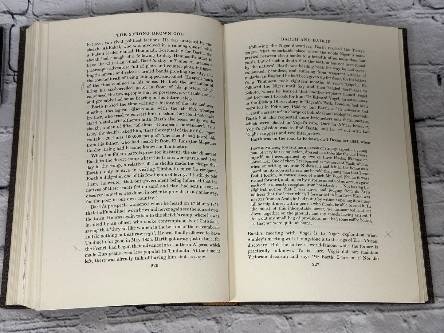 The  Strong Brown God The Story Of The Niger.. by Sanche de Gramont [1976 · 1st]