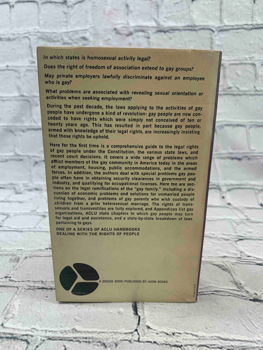 The Rights of Gay People: The Basic ACLU Guide to a Gay Person's Rights (An American Civil Liberties Union handbook)