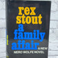 A Family Affair: A Nero Wolfe Novel by Rex Stout Hardcover [1st Edition · 1975]