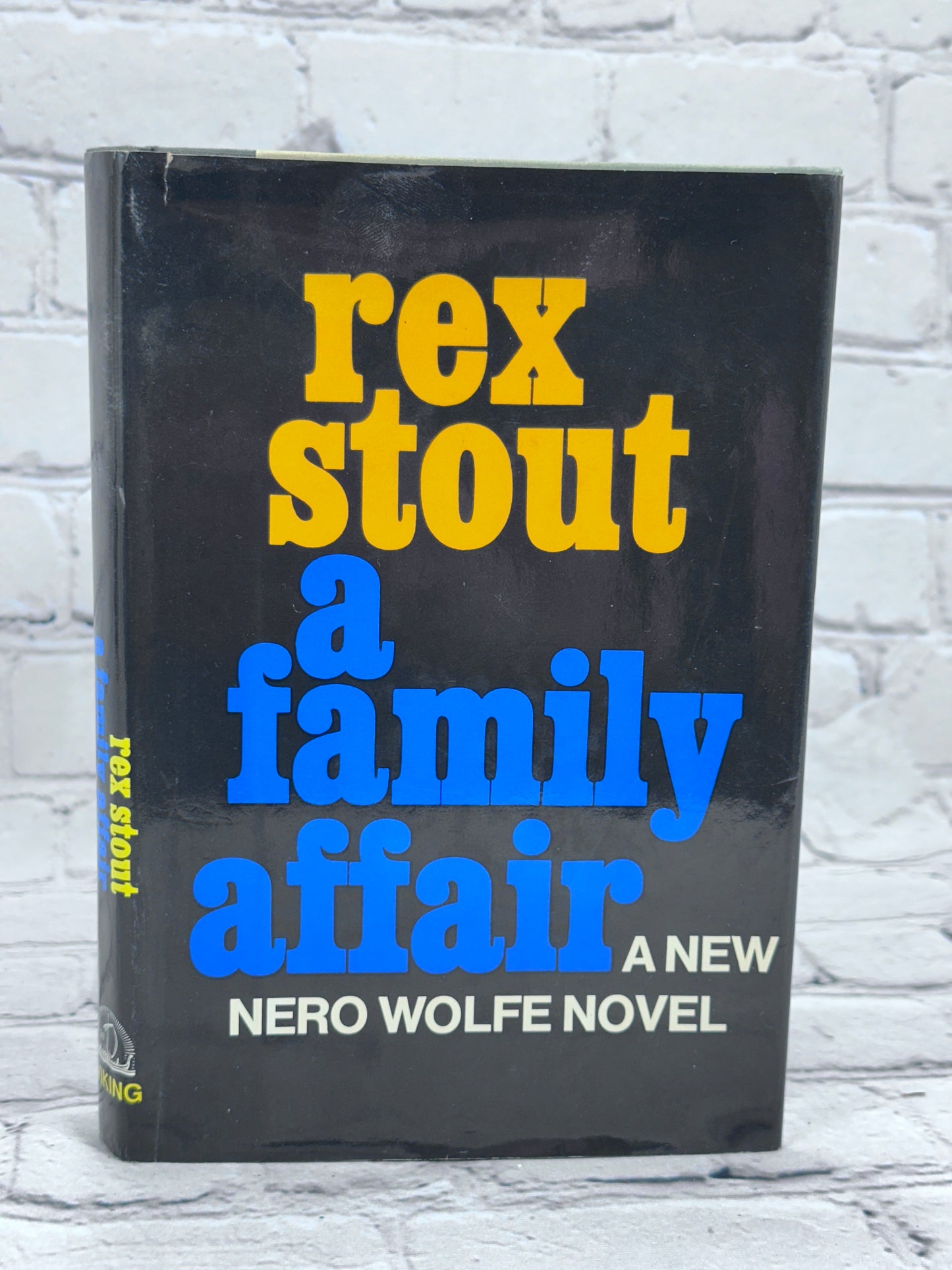 A Family Affair: A Nero Wolfe Novel by Rex Stout Hardcover [1st Edition · 1975]