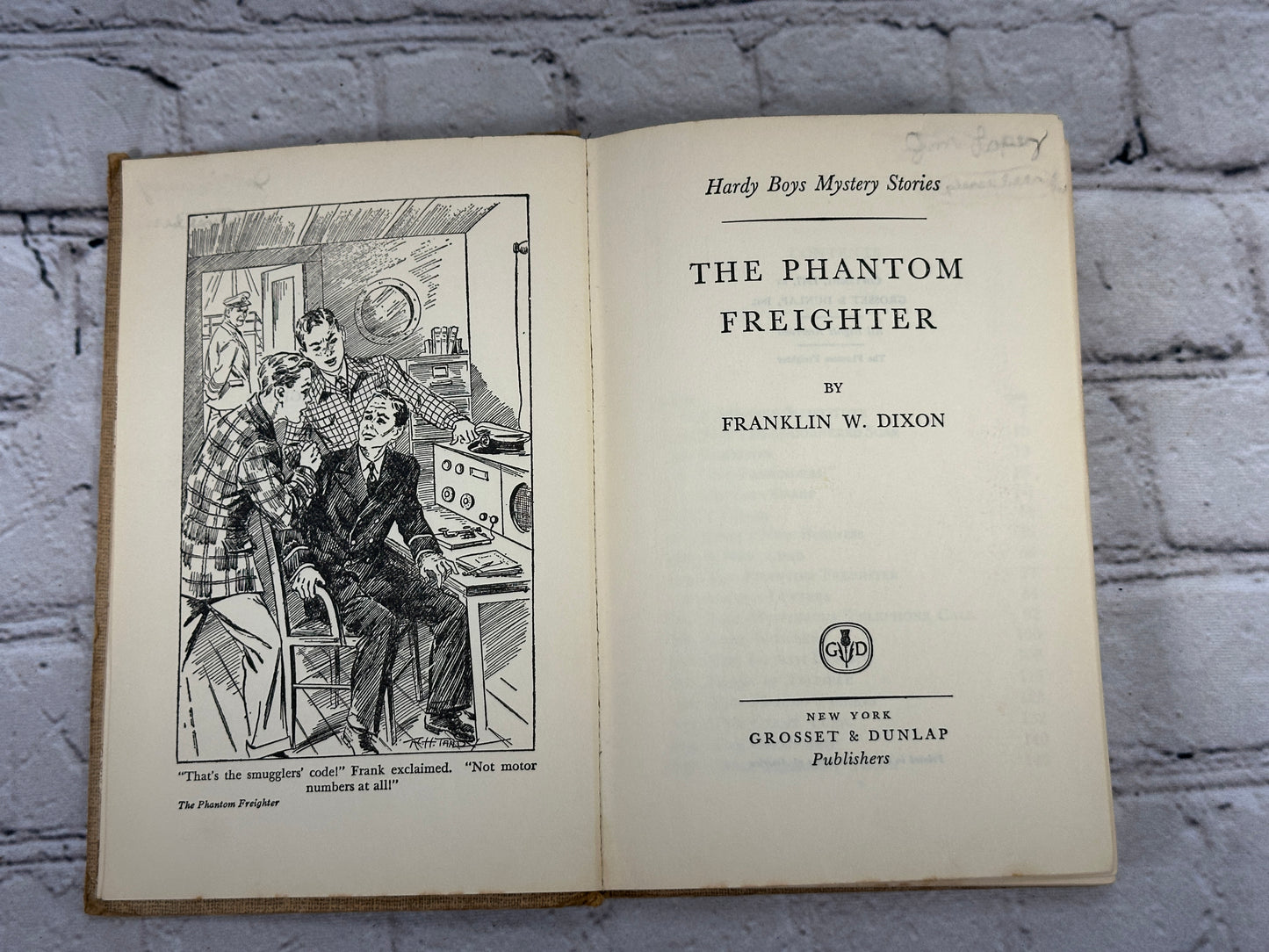 The Hardy Boys: The Phantom Freighter #26 by Franklin W. Dixon