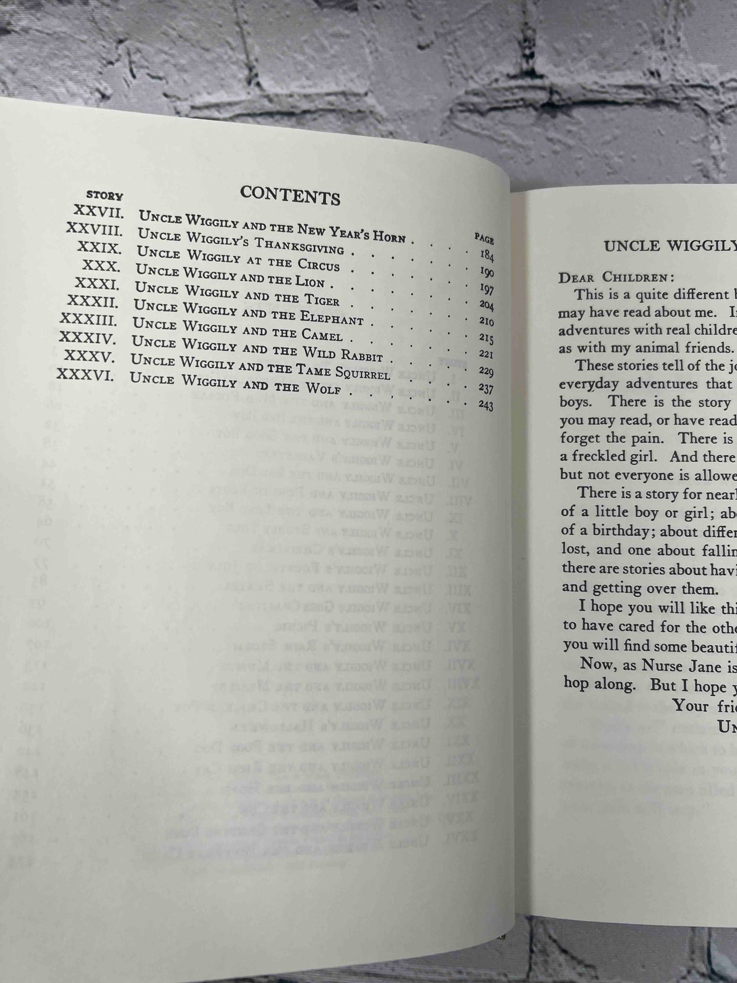 Uncle Wiggily's Story Book