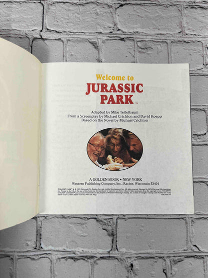 Welcome to Jurassic Park (Movie Tie in)