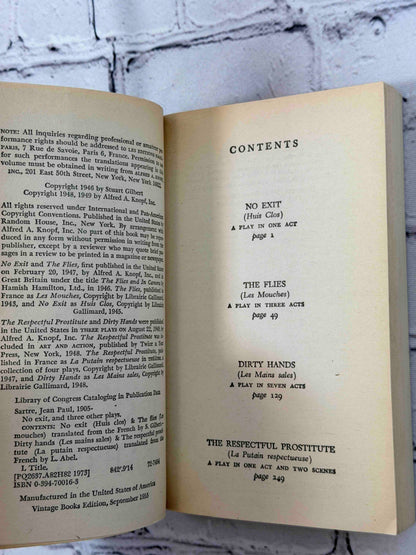 No Exit and Three Other Plays