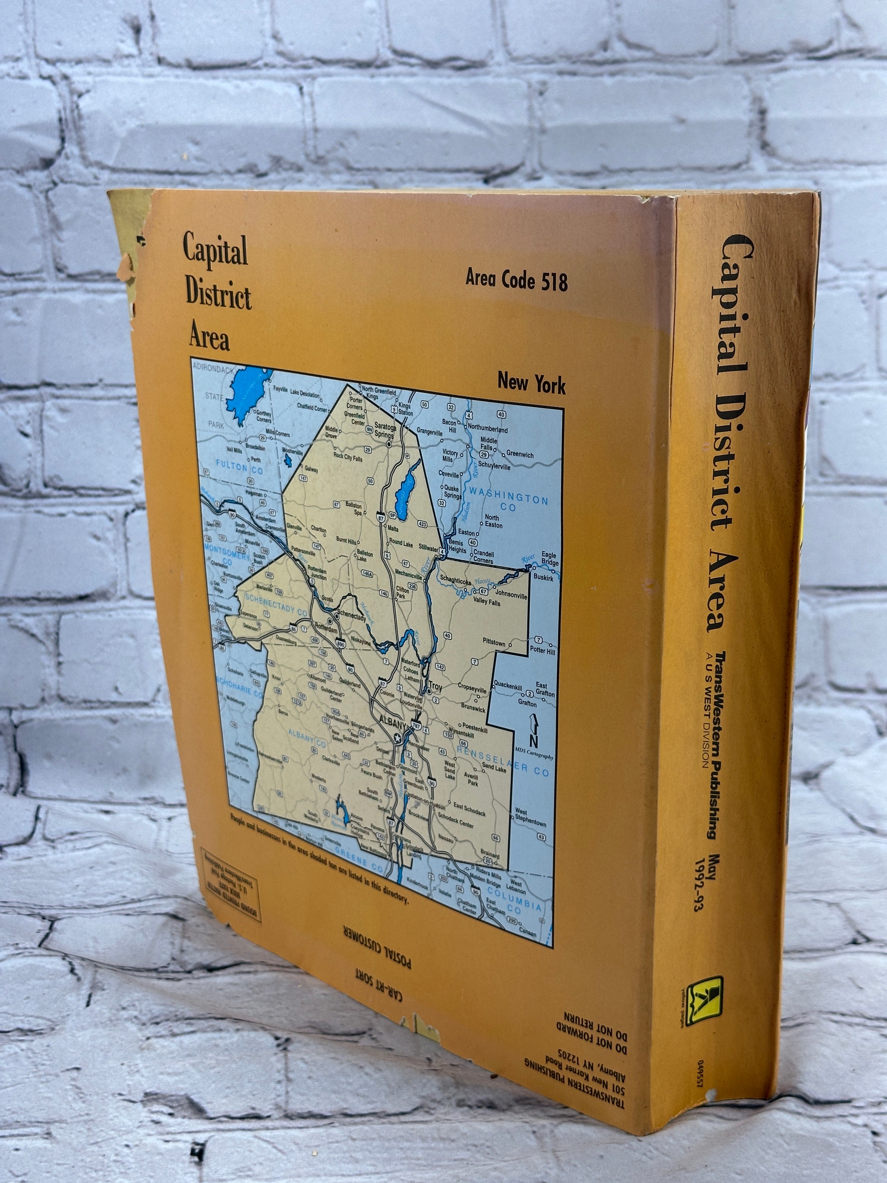 Phone Directory Capital District Area [May 1992-93