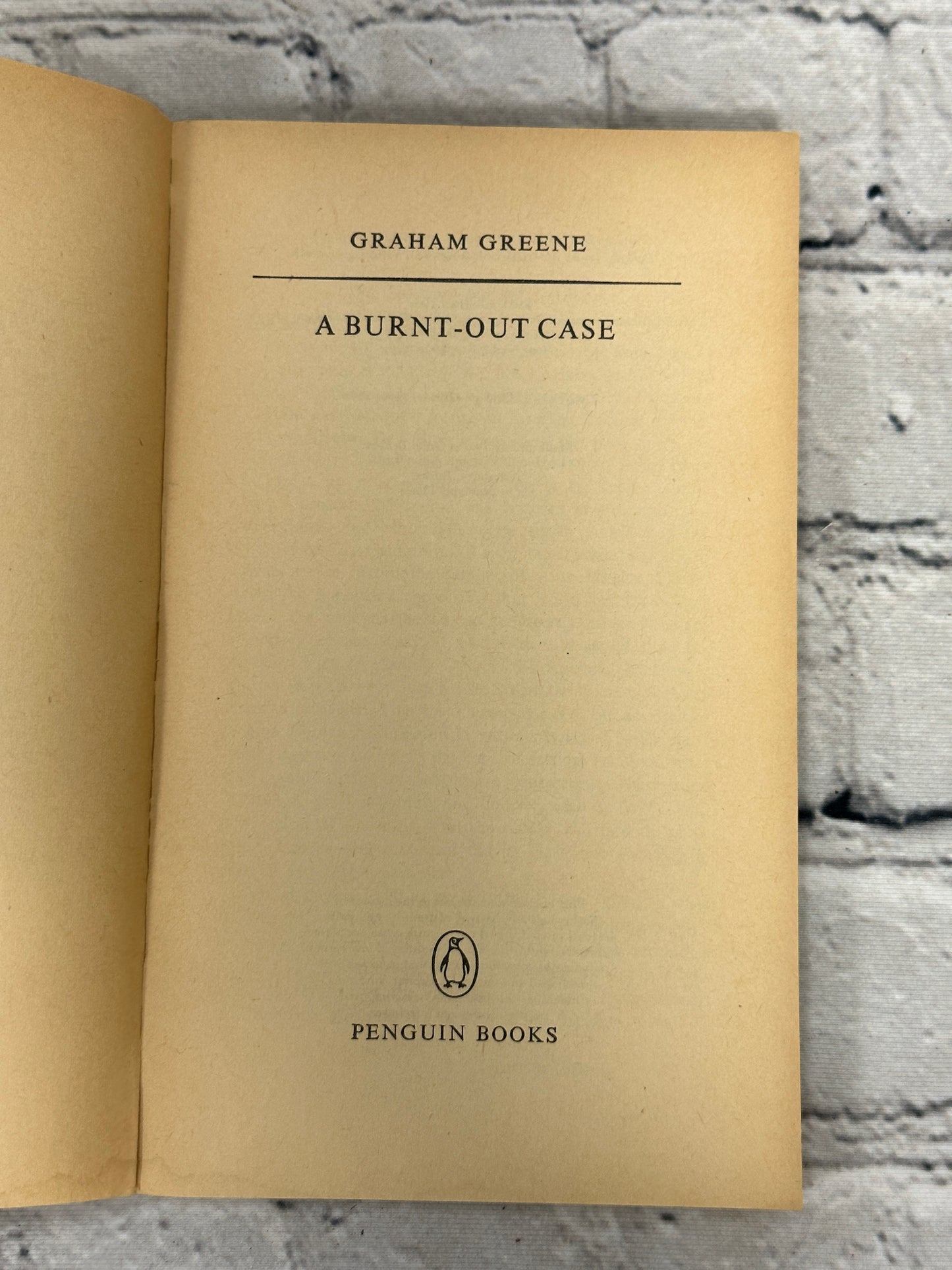 A Burnt-Out Case by Graham Greene [1968]