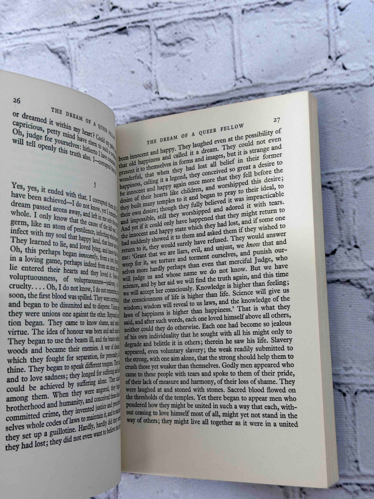 The Dream of a Queer Fellow and The Pushkin Speech