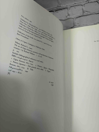 Art Of Ogata Kenzan: Persona And Production In Japanese Ceramics