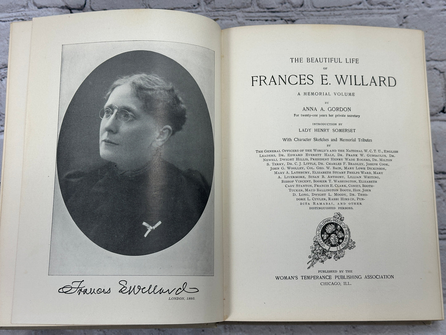 The Beautiful Life of Francis E. Willard by Anna Gordon [Memorial Edition · 1898]