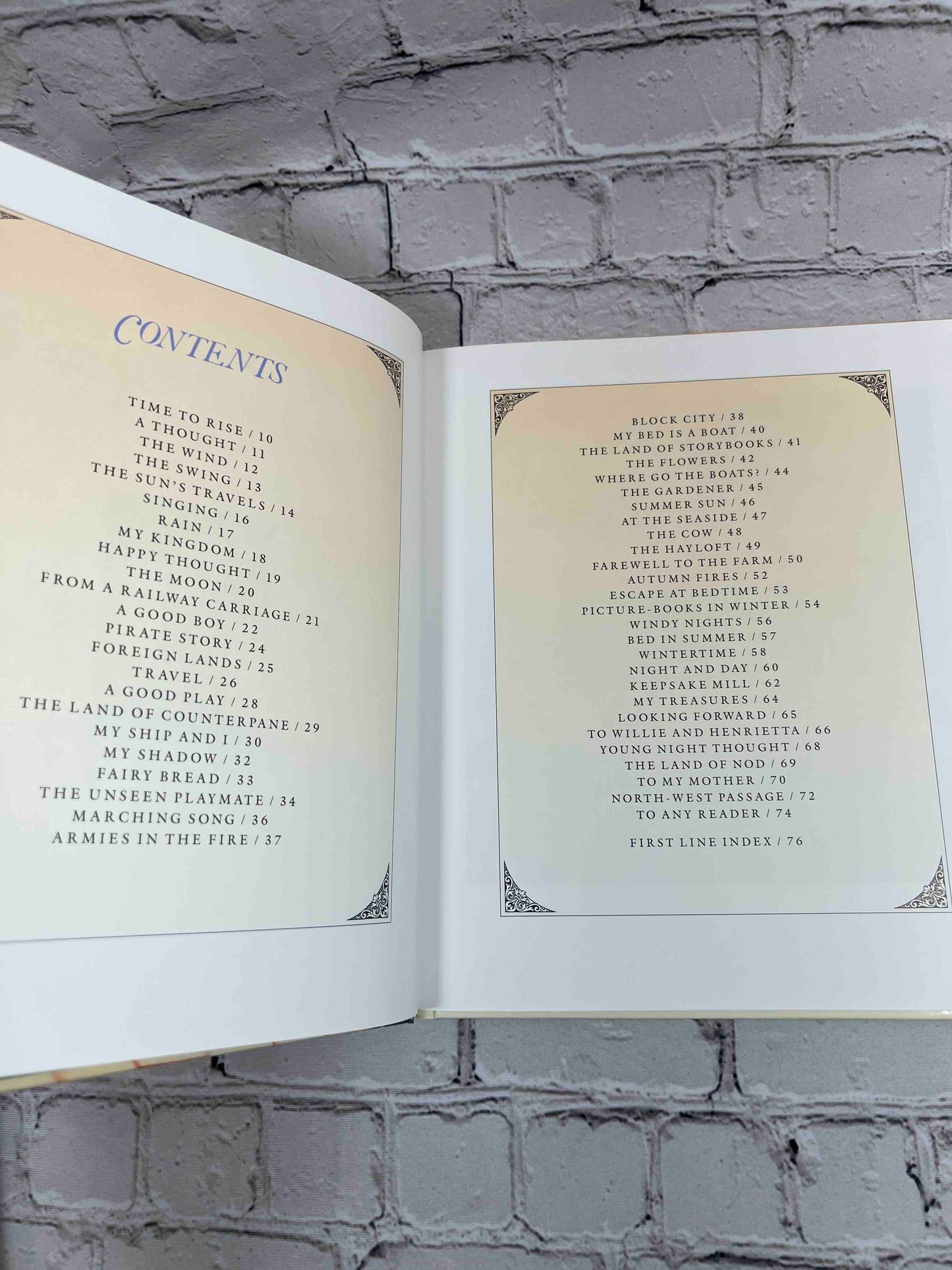 Leaves From A Child's Garden of Verses