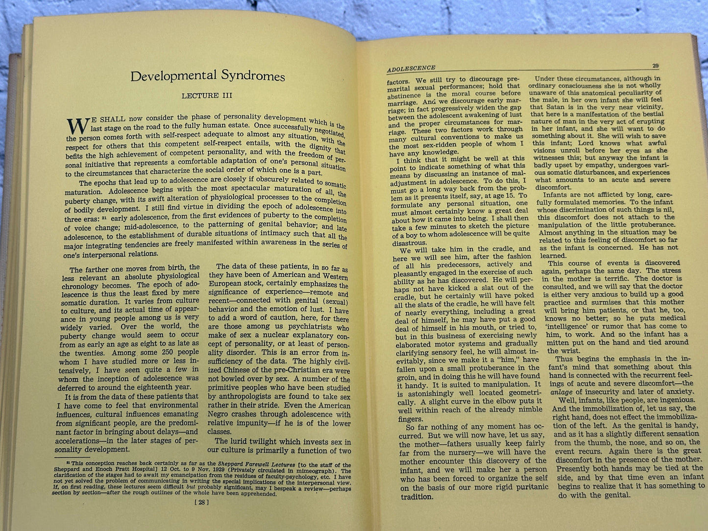 Conceptions Of Modern Psychiatry By Harry Stack Sullivan[1945 · Second Printing]