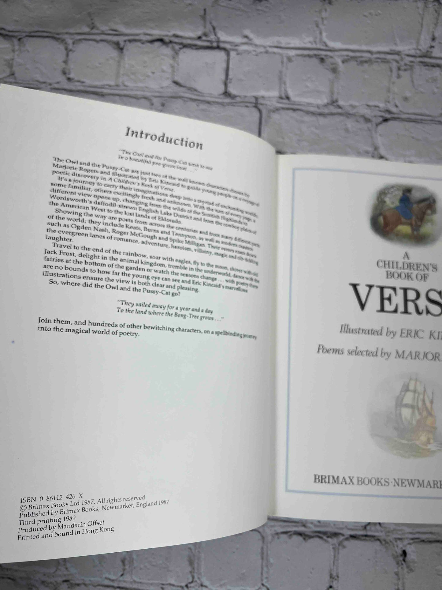 A Children's Book of Verse