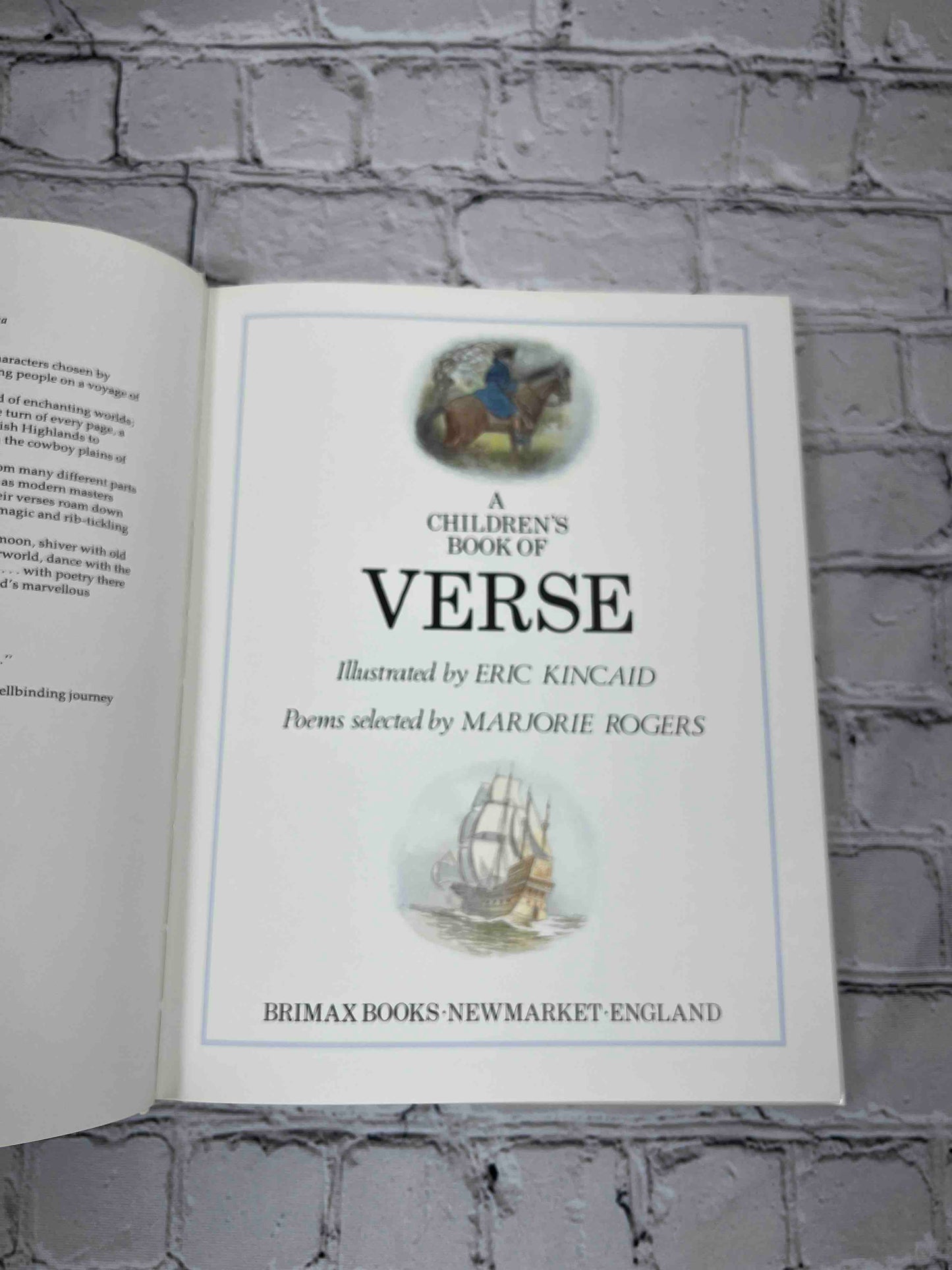 A Children's Book of Verse