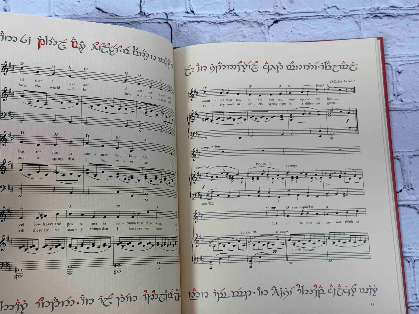 The Road Goes Ever On: A Song Cycle