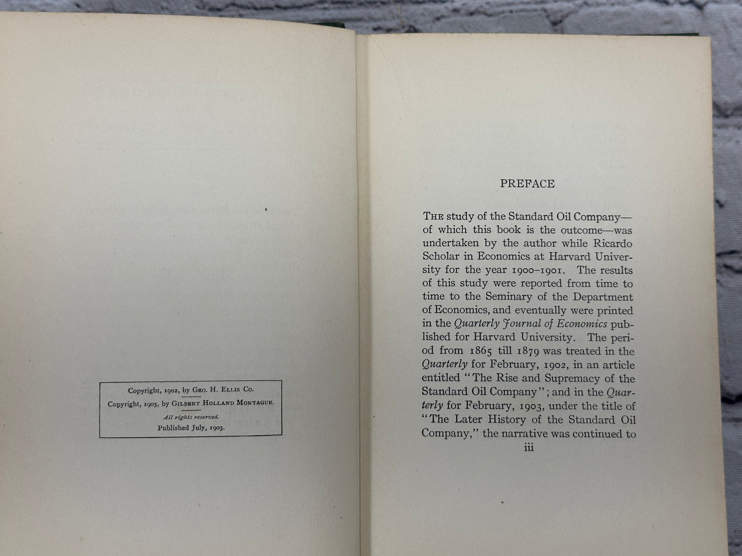 Rise And Progress of the Standard Oil Company by Gilbert Holland Montague [1904]