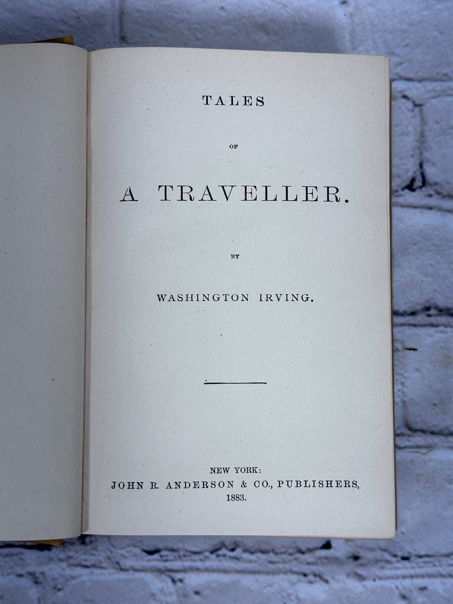 Washington Irving’s Works [Sleepy Hollow Edition · 6 Book Set · 1883]