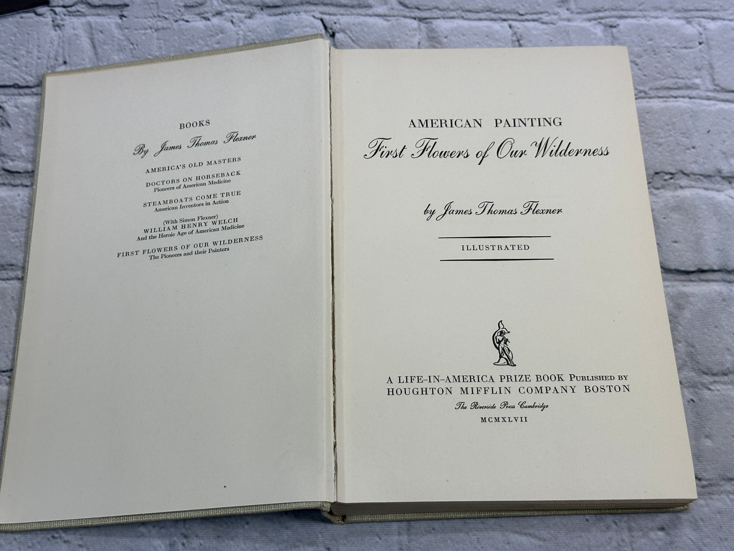 American Painting: First Flowers of Our..by James Flexner [1947 · 1st edition]