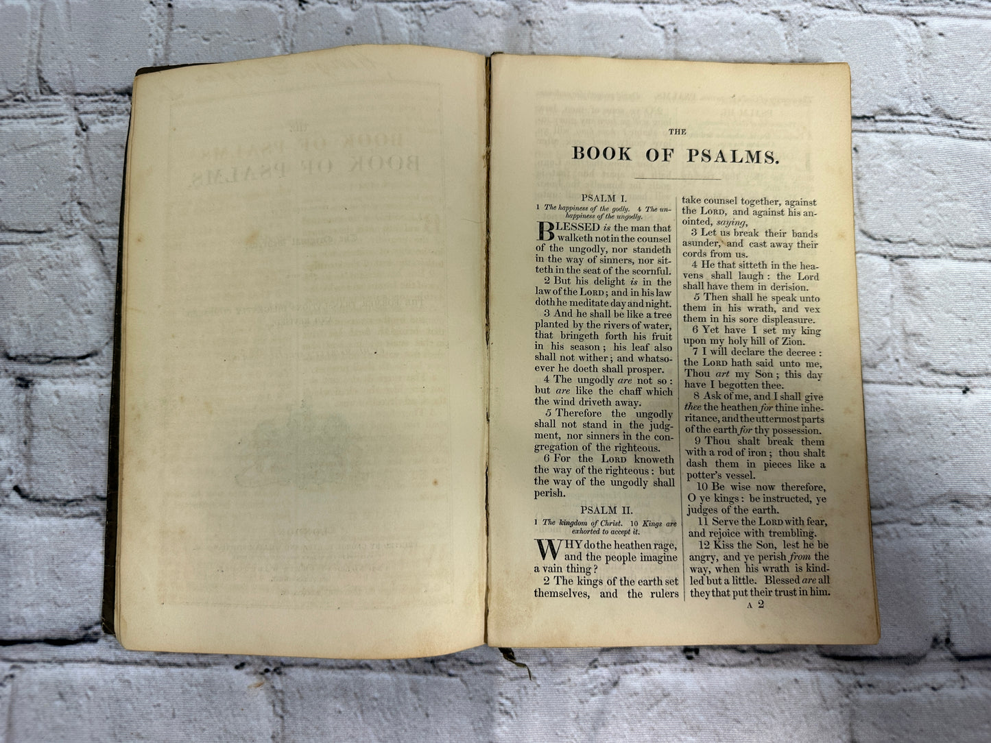 The Book of Psalms edited by His Majesty's Special Command [1849]