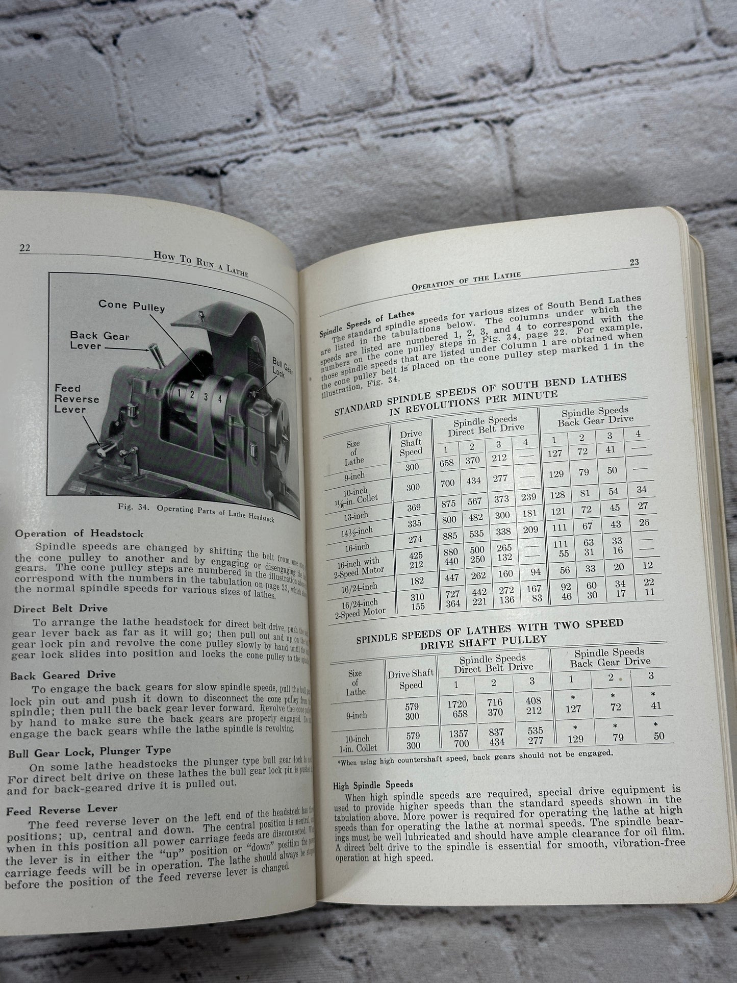 How to Run a Lathe by South Bend Lathe Works [Volume I · Edition 49 · 1949]