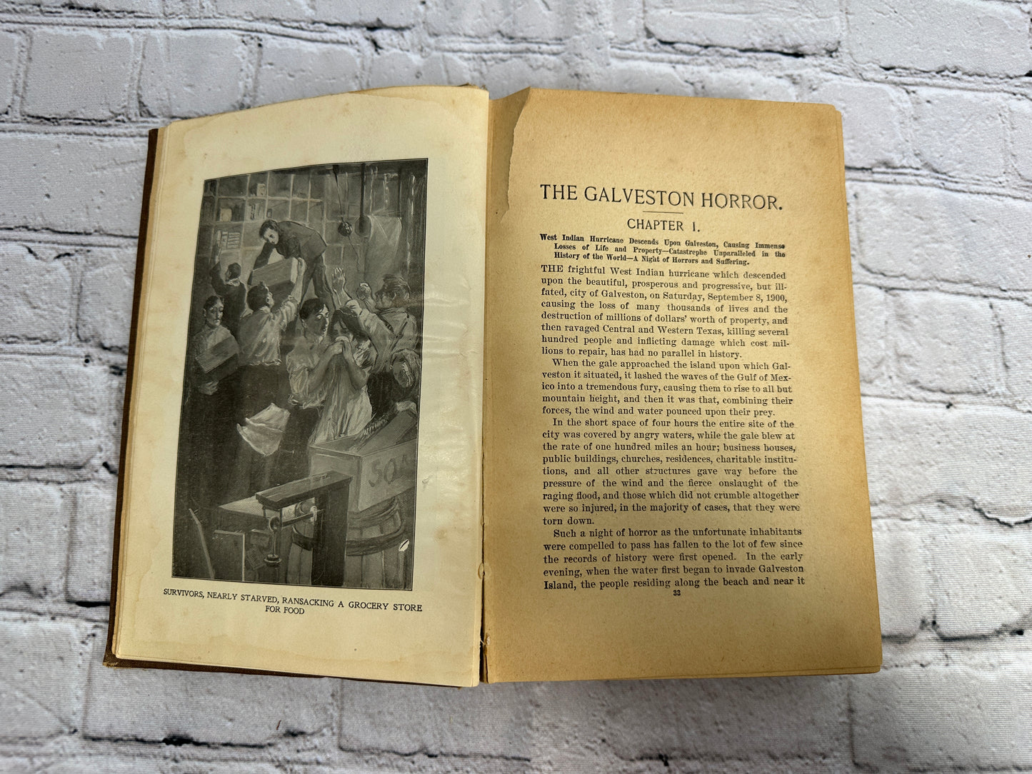 The Complete Story of the Galveston Horror Written by the Survivors [1900]