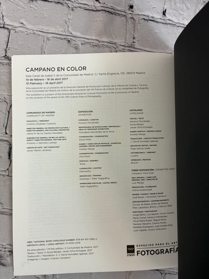 Javier Campano En Color w/ Museo Casa Natal De Cervantes Ticket Stub