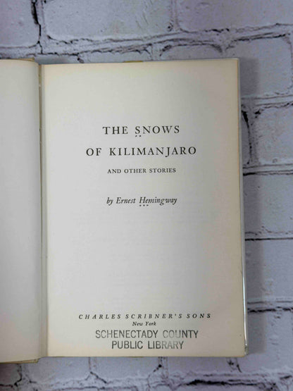 The Snows of Kilimanjaro, and Other Stories