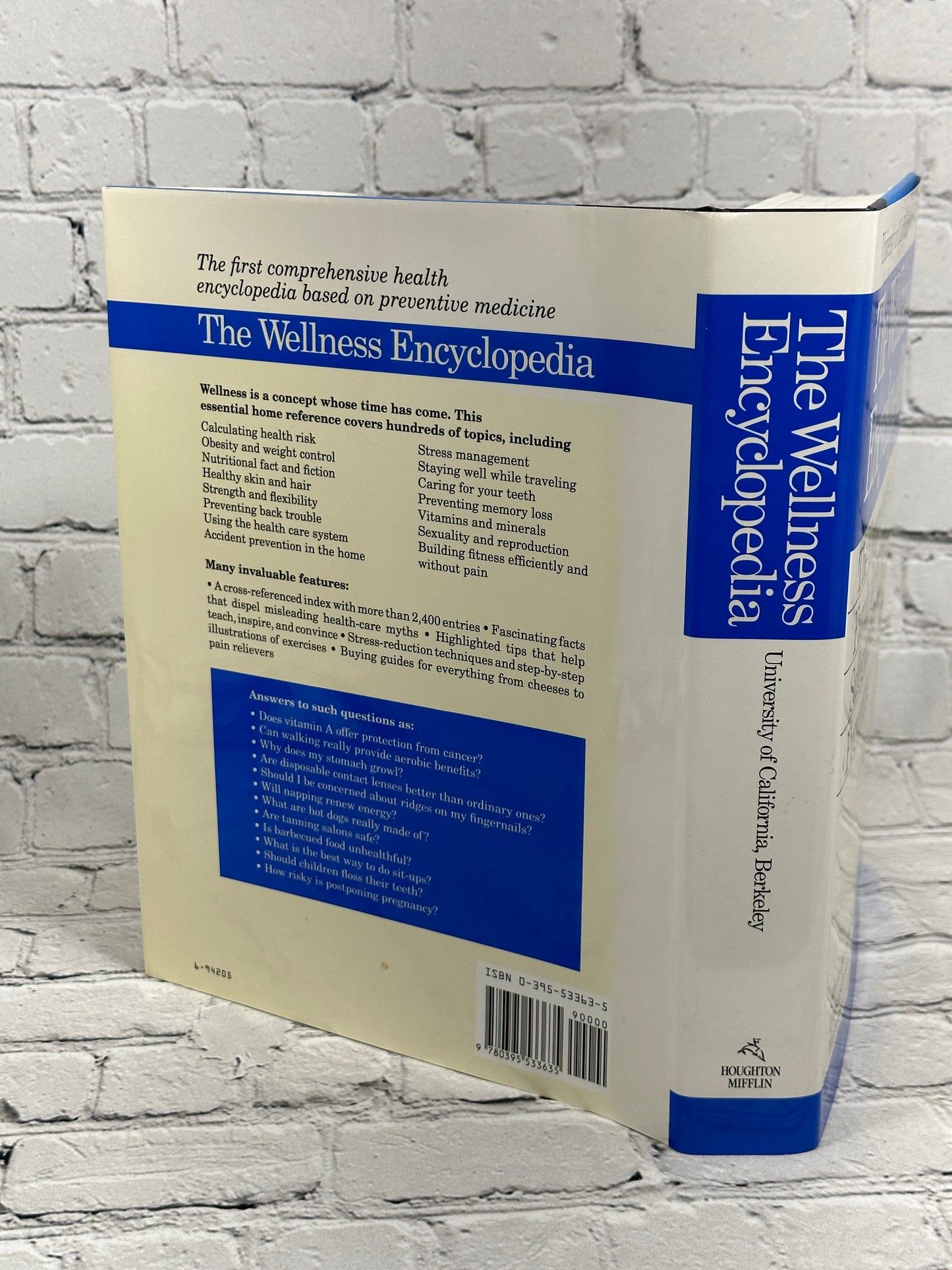 The Wellness Encyclopedia by University of California, Berkeley..[1991]