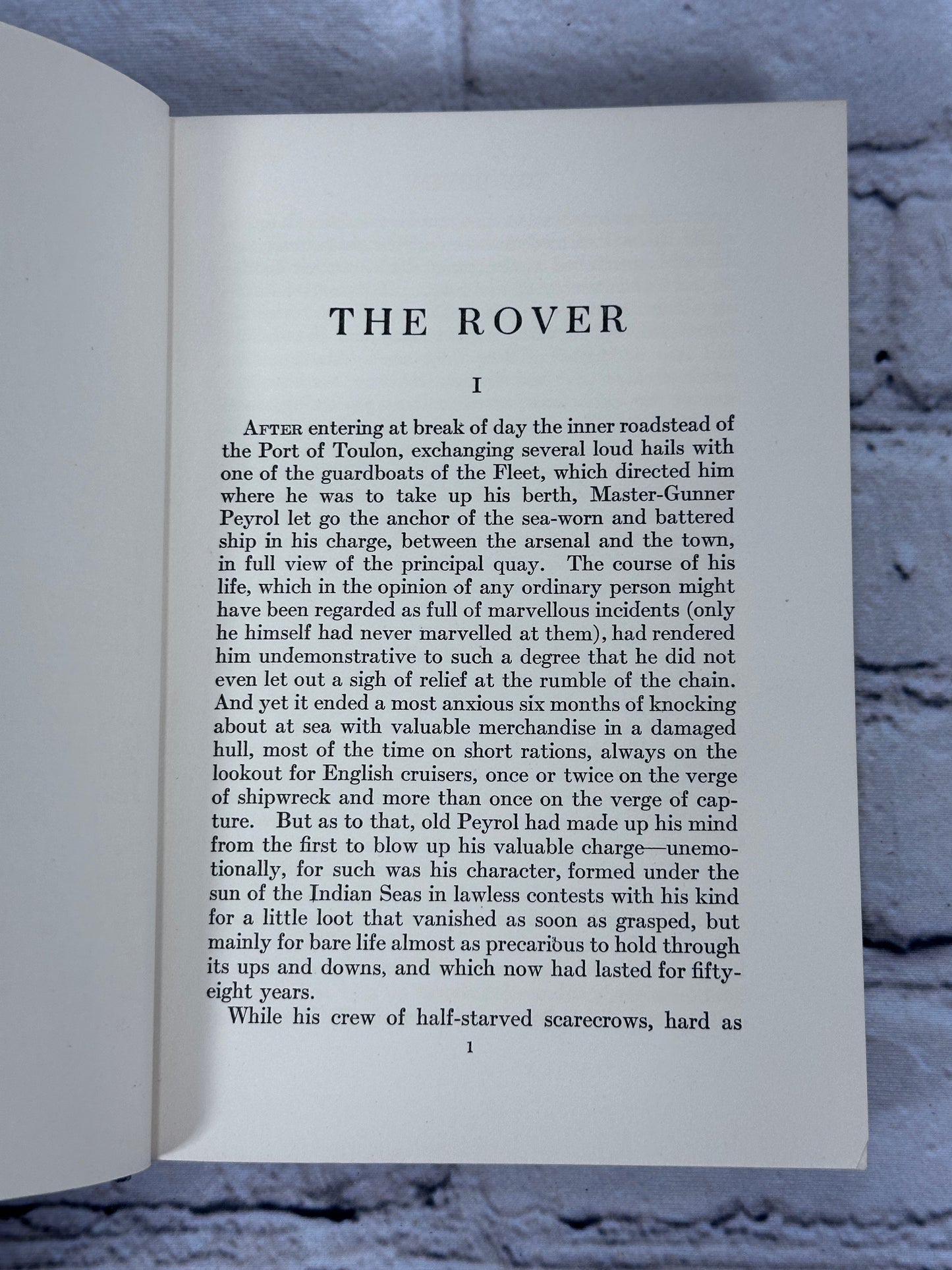 The Rover By Joseph Conrad [1st Edition · 1923]