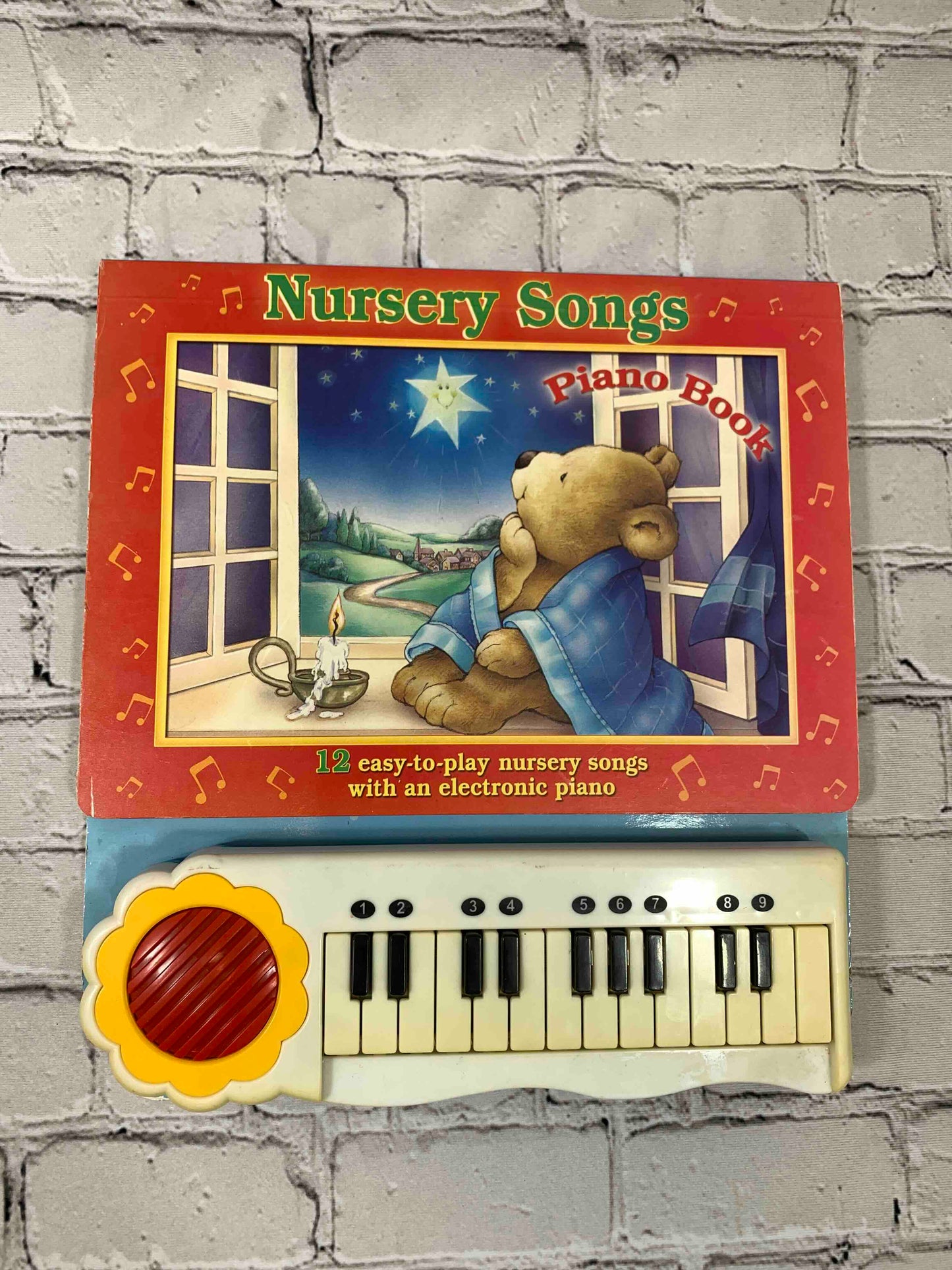 Nursery Songs Piano Book w/ Electric Piano