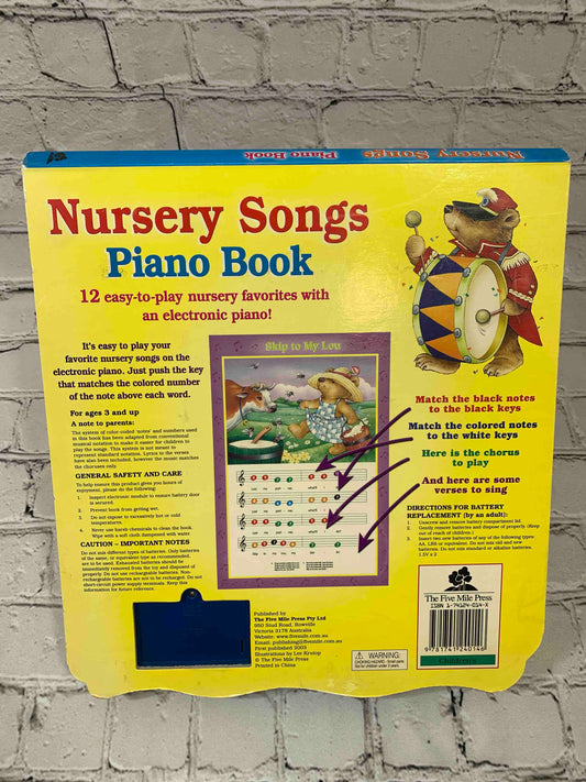 Nursery Songs Piano Book w/ Electric Piano