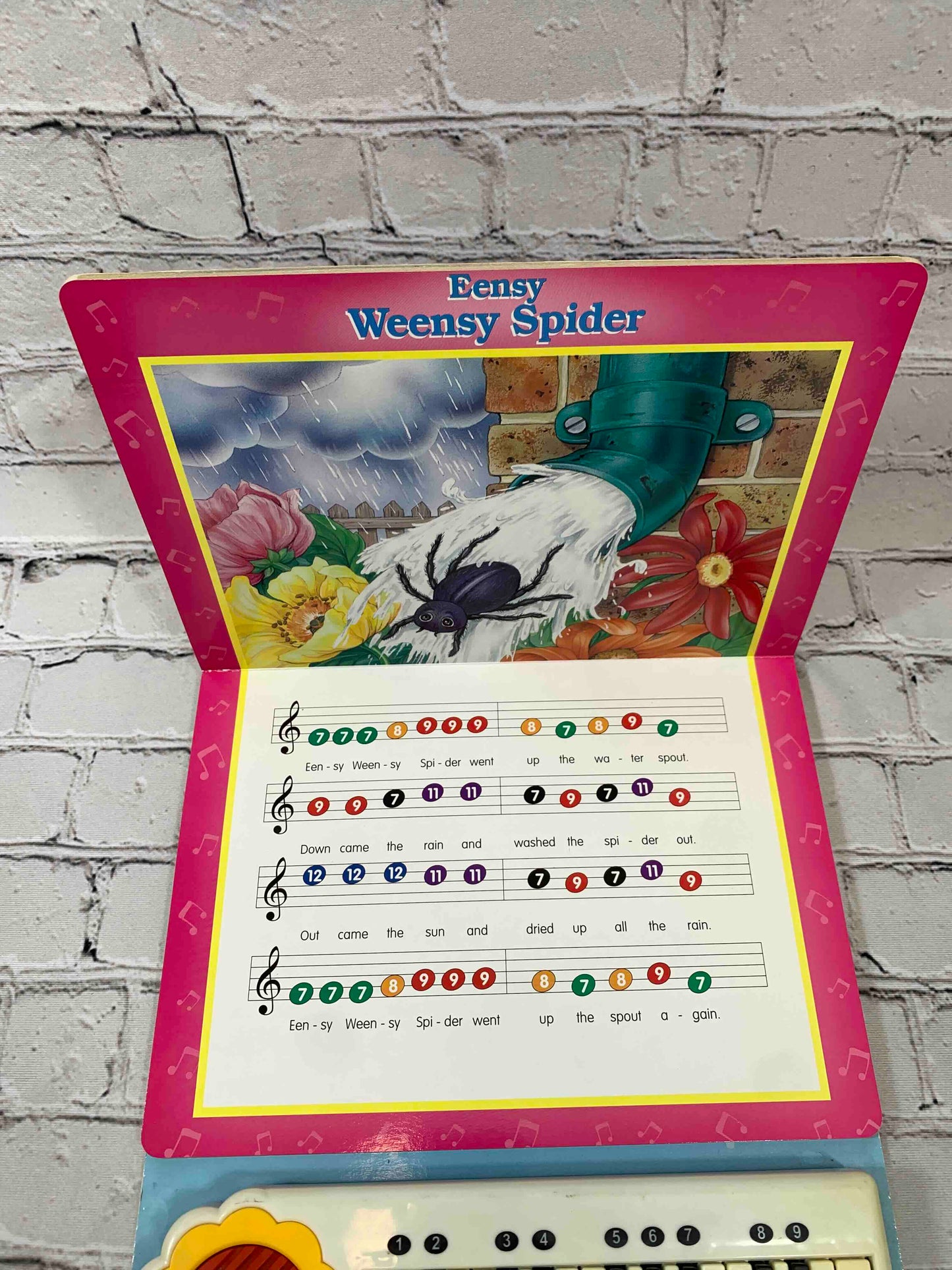 Nursery Songs Piano Book w/ Electric Piano