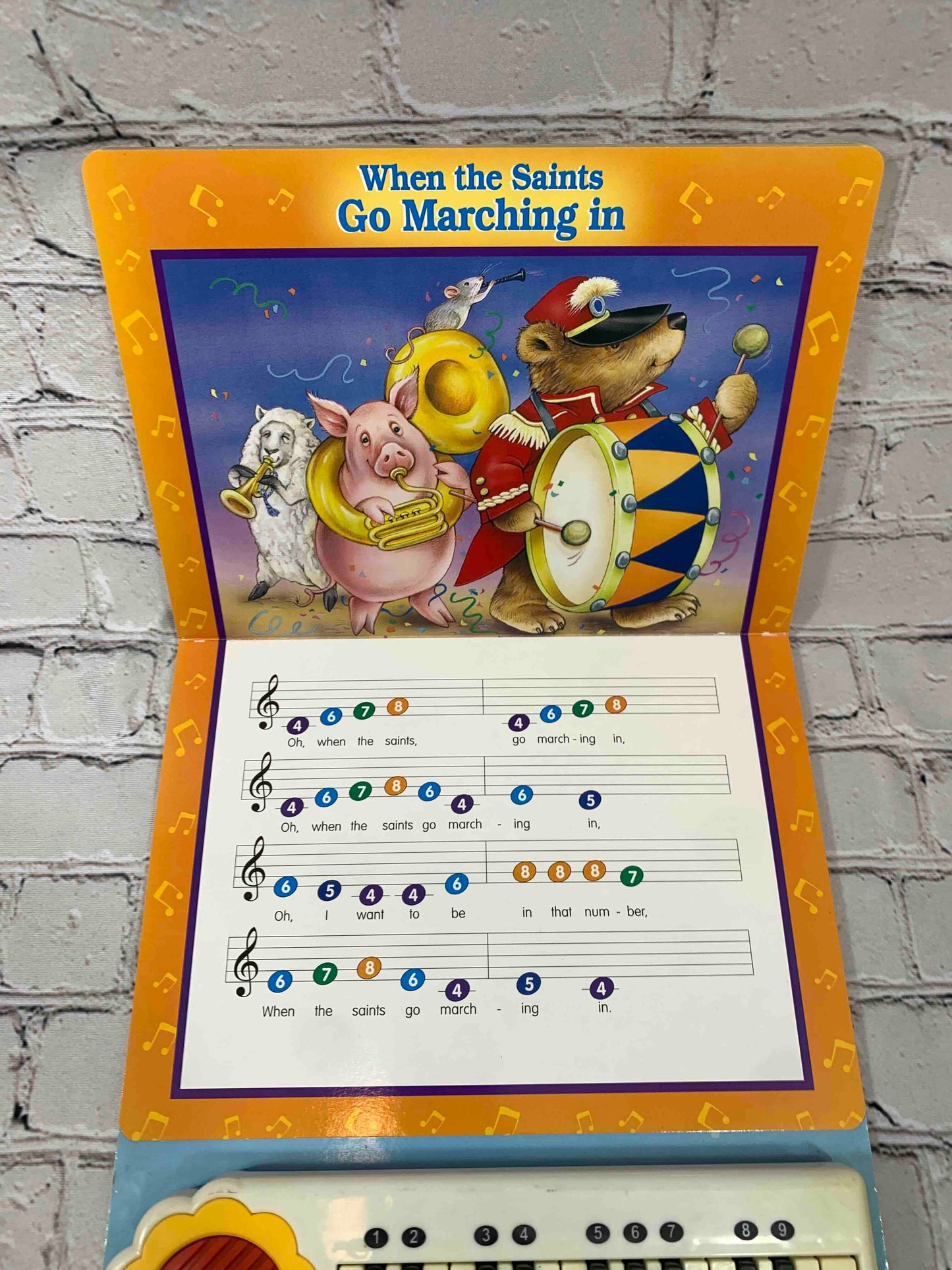 Nursery Songs Piano Book w/ Electric Piano