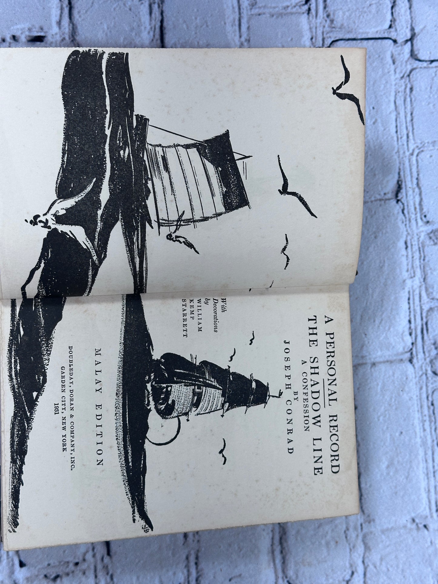 A Personal Record ··· The Shadow Line By Joseph Conrad [Malay Edition · 1931]