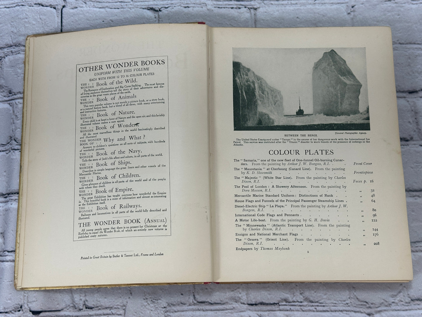 The Wonder Book of Ships Golding [12th Edition · Circa 1926]