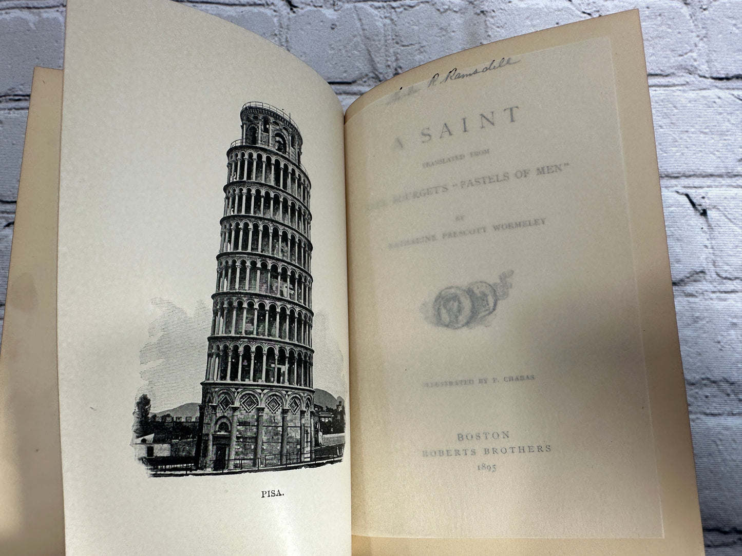 A Saint Translated from "Pastels of Men" by Paul Bourget [1895 · First Edition]