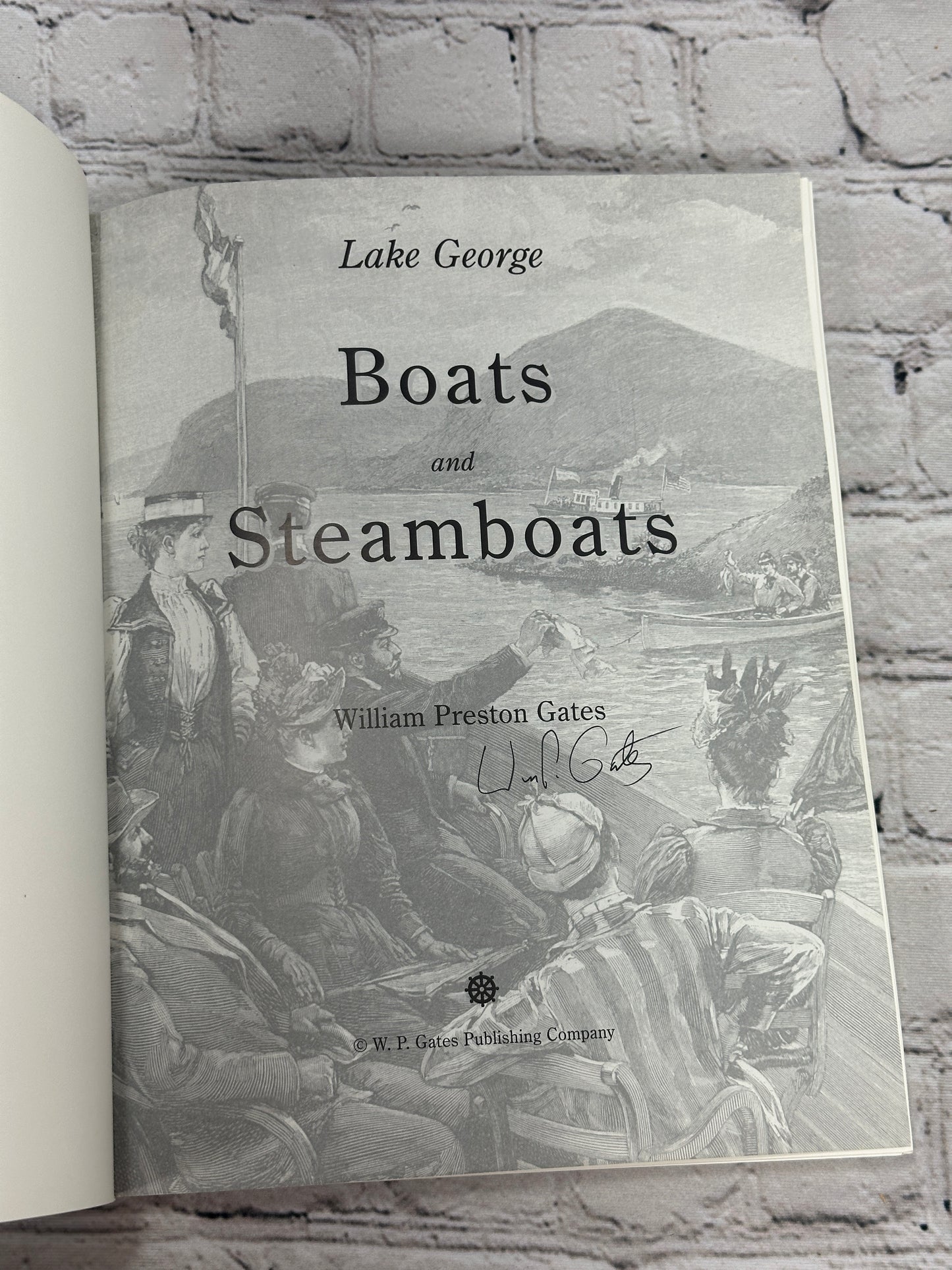 Lake Georgel: Boats and Steamboats SIGNED · 2003]