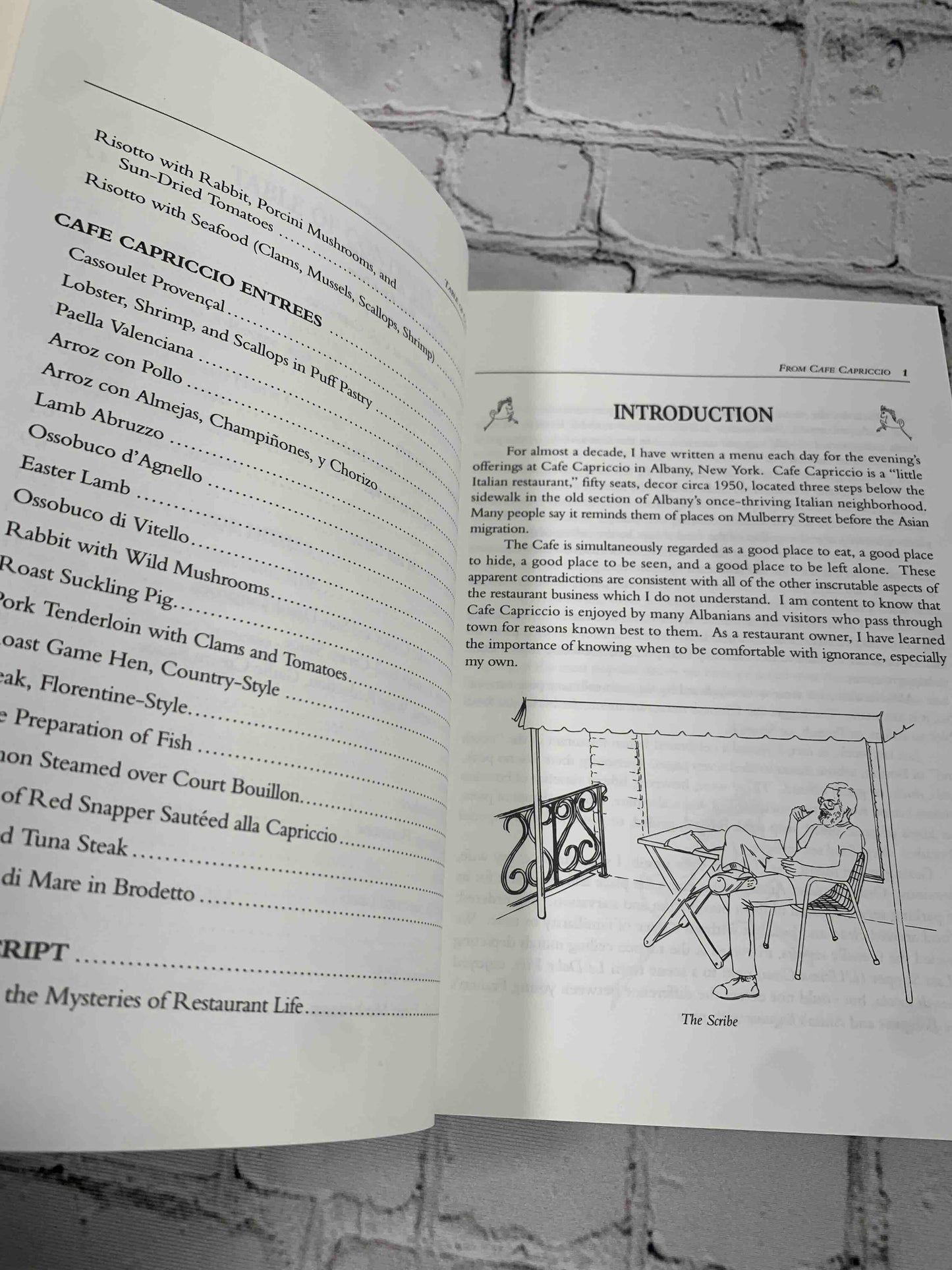 Cafe Capriccio: A Culinary Memoir (Signed)