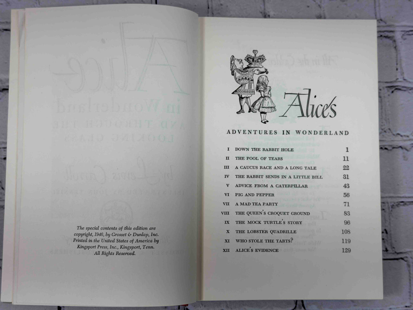 Alice in Wonderland & Through the Looking Glass