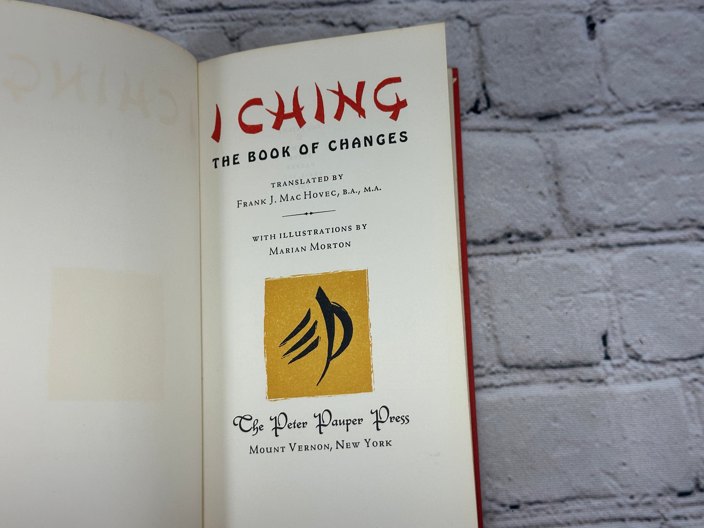 I Ching: The Book of Changes [Peter Pauper Press · 1971]