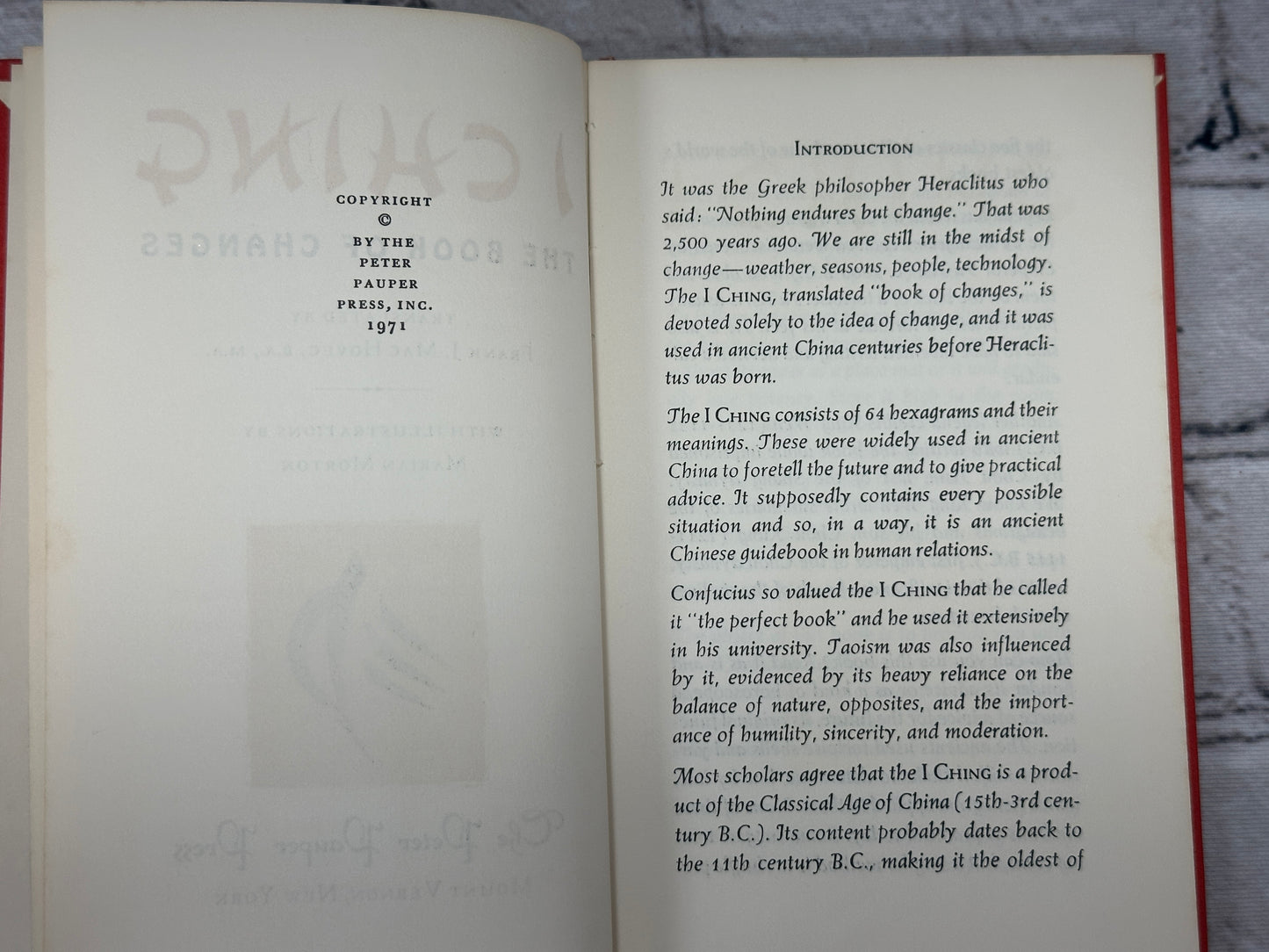 I Ching: The Book of Changes [Peter Pauper Press · 1971]