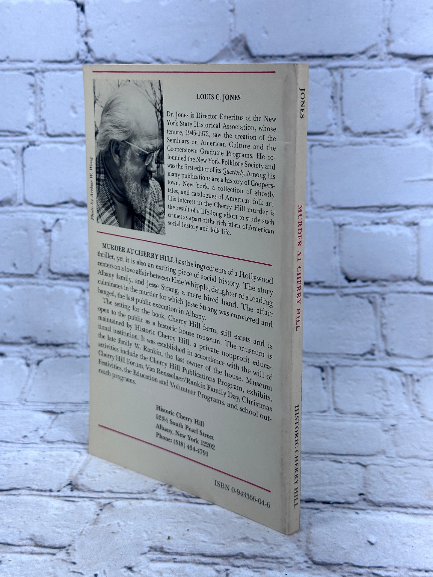 Murder at Cherry Hill The Strang Whipple Case 1827 By Louis C. Jones [1982]