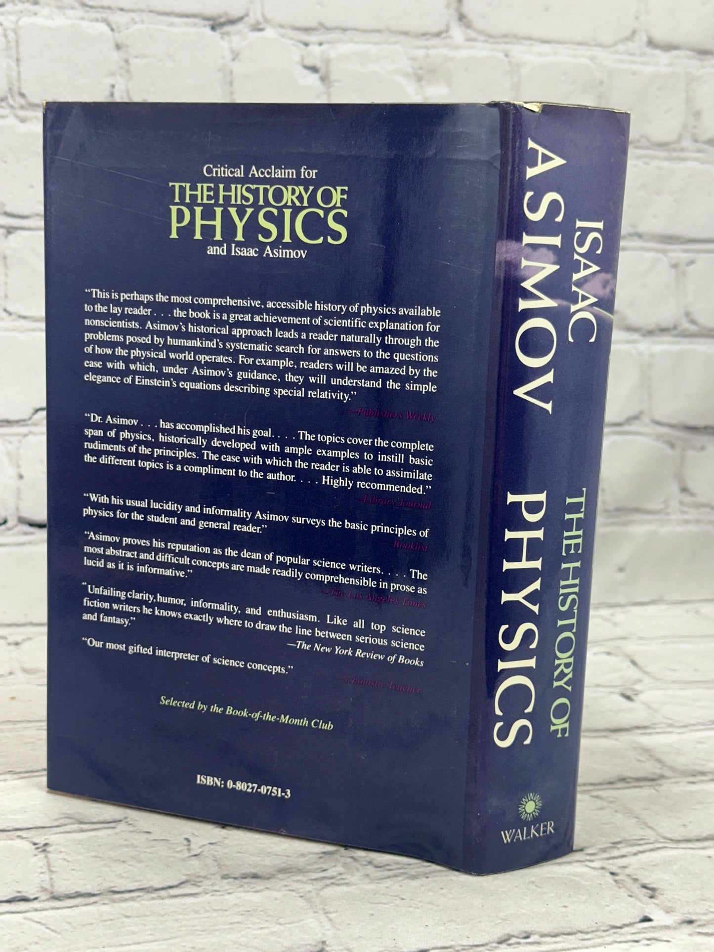 The History of Physics by Isaac Asimov [1st Print · 1984]