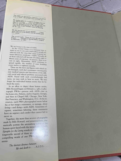 Epitaphs for the Living: Words And Images in the Time of AIDS
