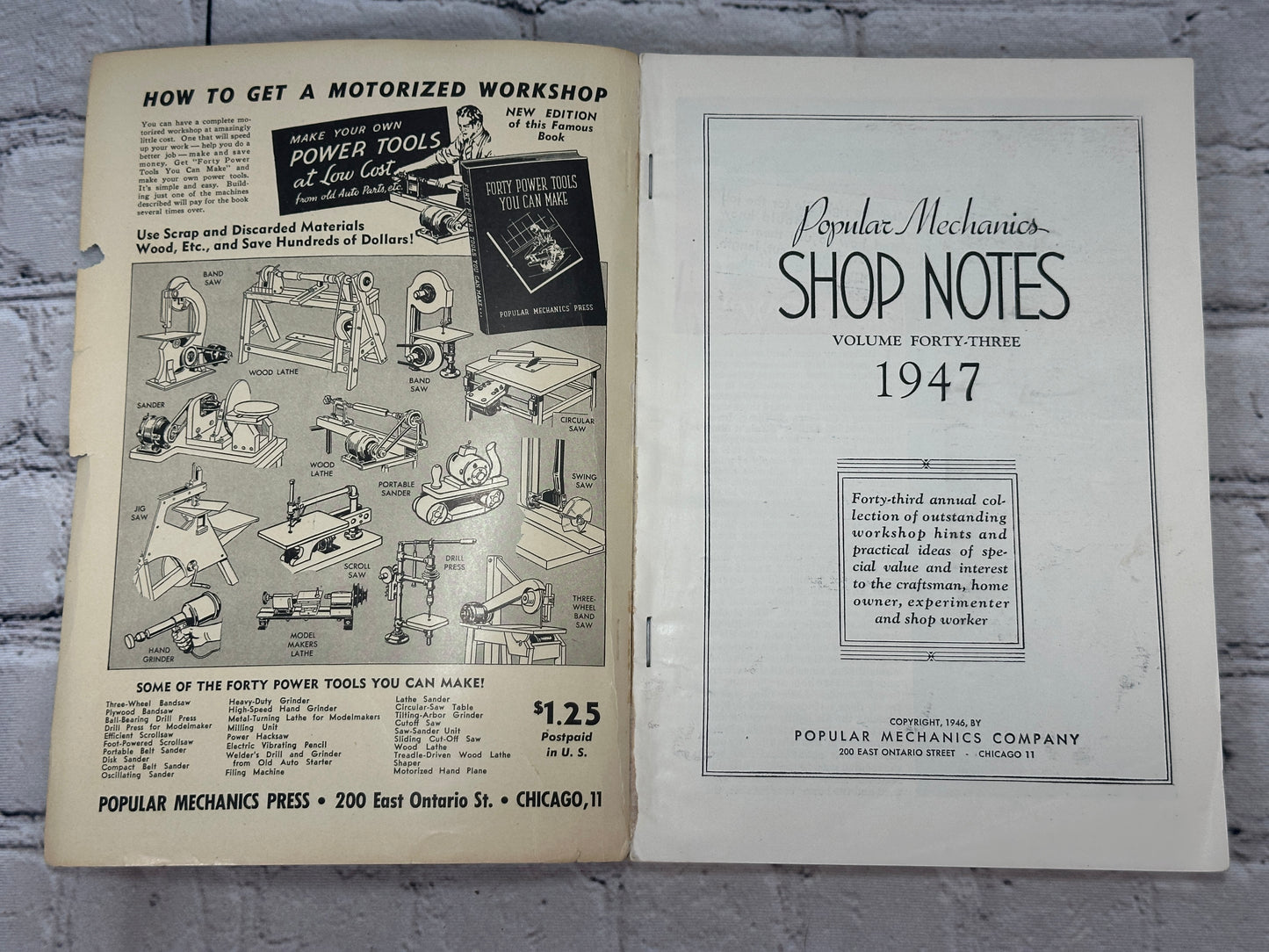 Popular Mechanics: Shop Notes [Volume 43 · 1947]