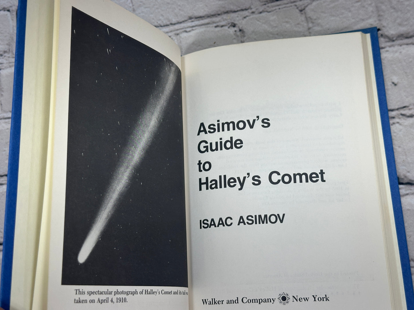 Asimov's Guide to Halley's Comet By Isaac Asimov [Book Club Edition · 1985]