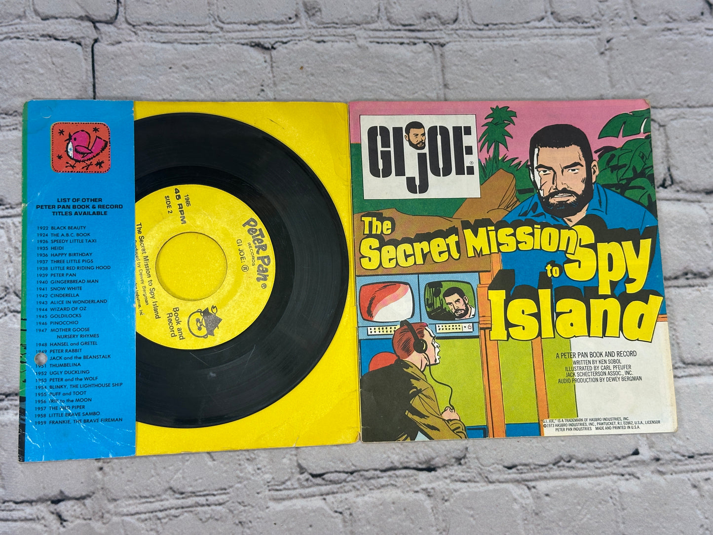 G.I. Joe: The Secret Mission to Spy Island [Peter Pan Records · 45rpm · 1973]